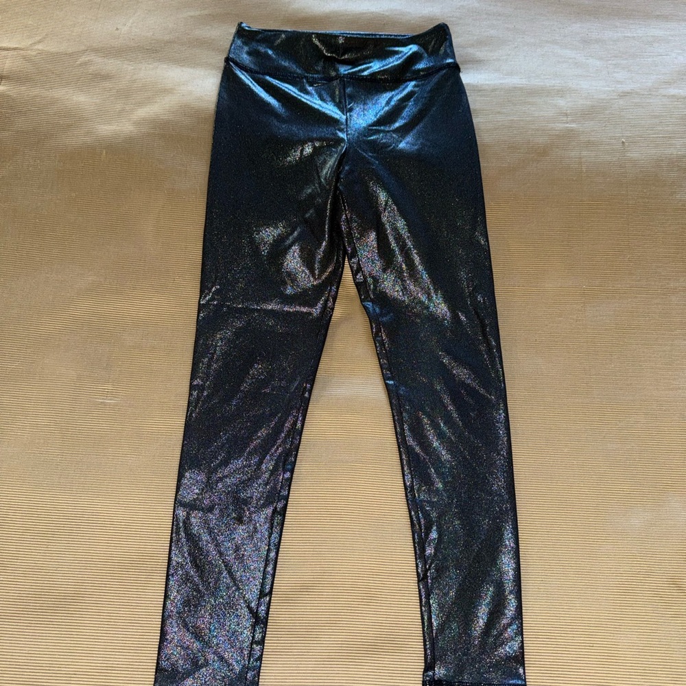 Place Shimmering Black Leggings